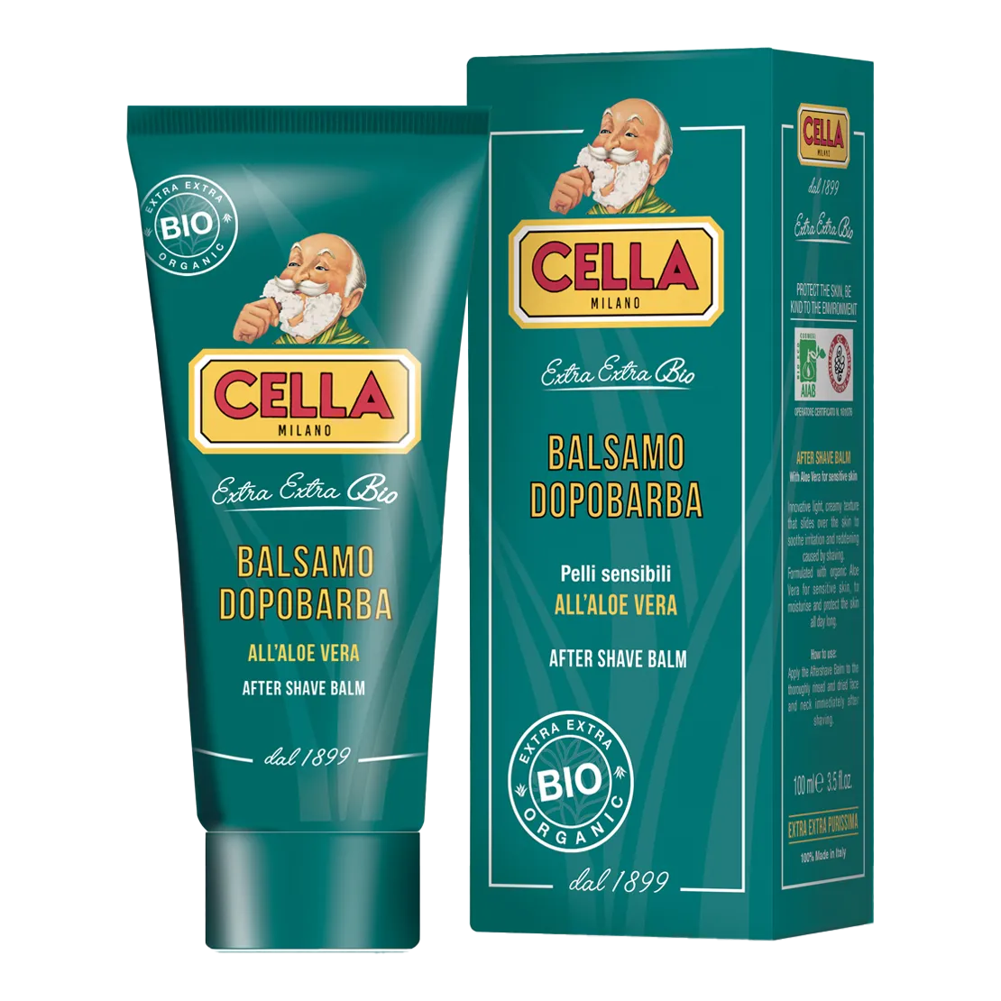 Cella Milano økologisk aftershave balm 