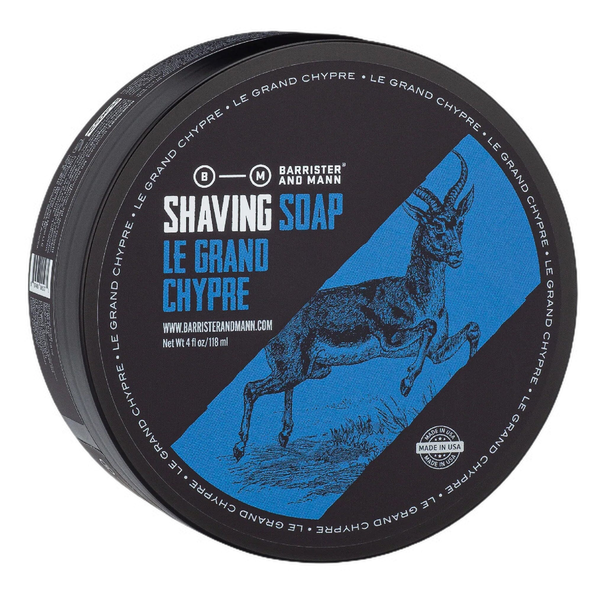 Barrister and Mann barbersåpe i skål Le Grand Chypre