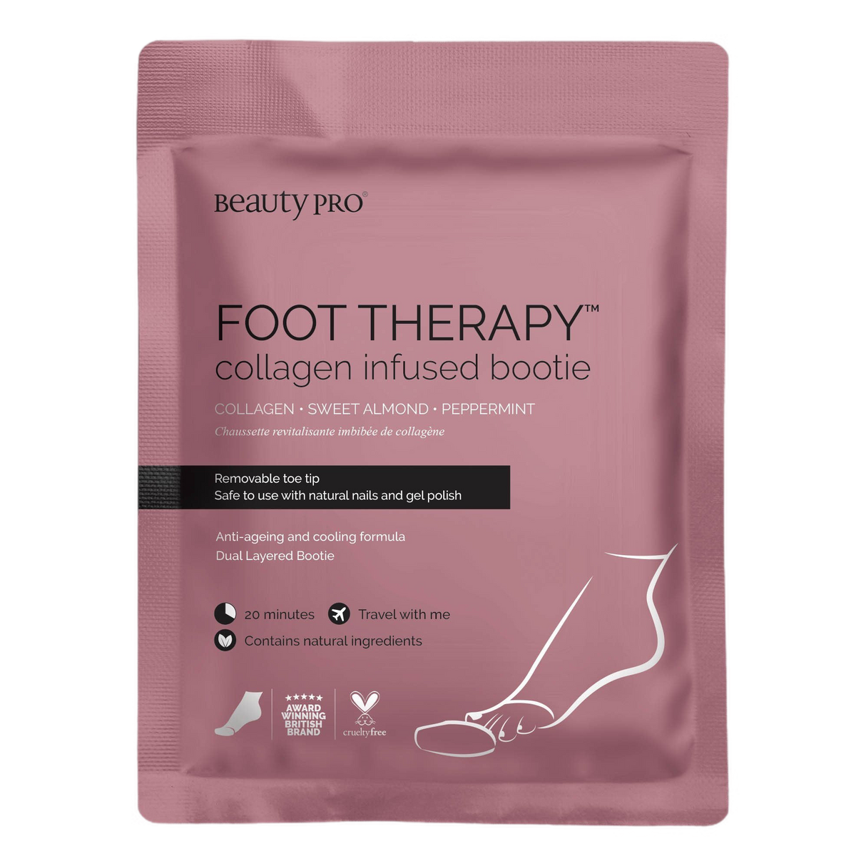 Beauty Pro Foot Therapy fotmaske