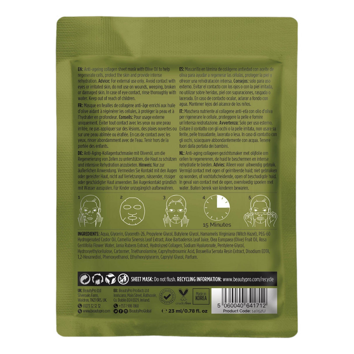 Beauty Pro Nourishing Sheet mask ansiktsmaske