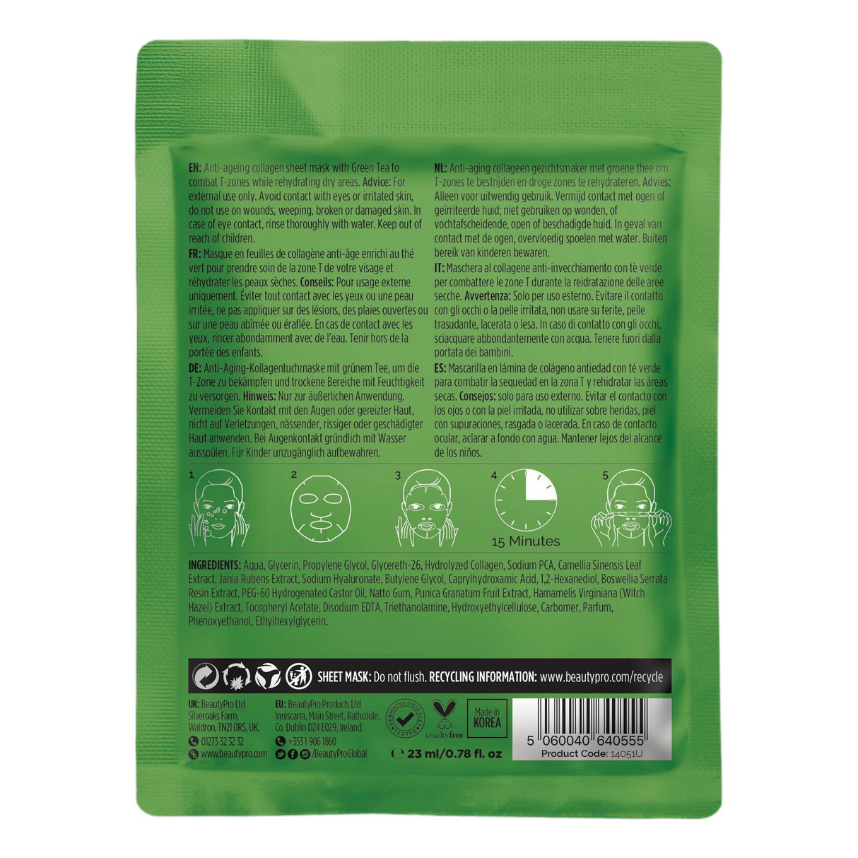 Beauty Pro Rejuvenating Sheet Mask ansiktsmaske