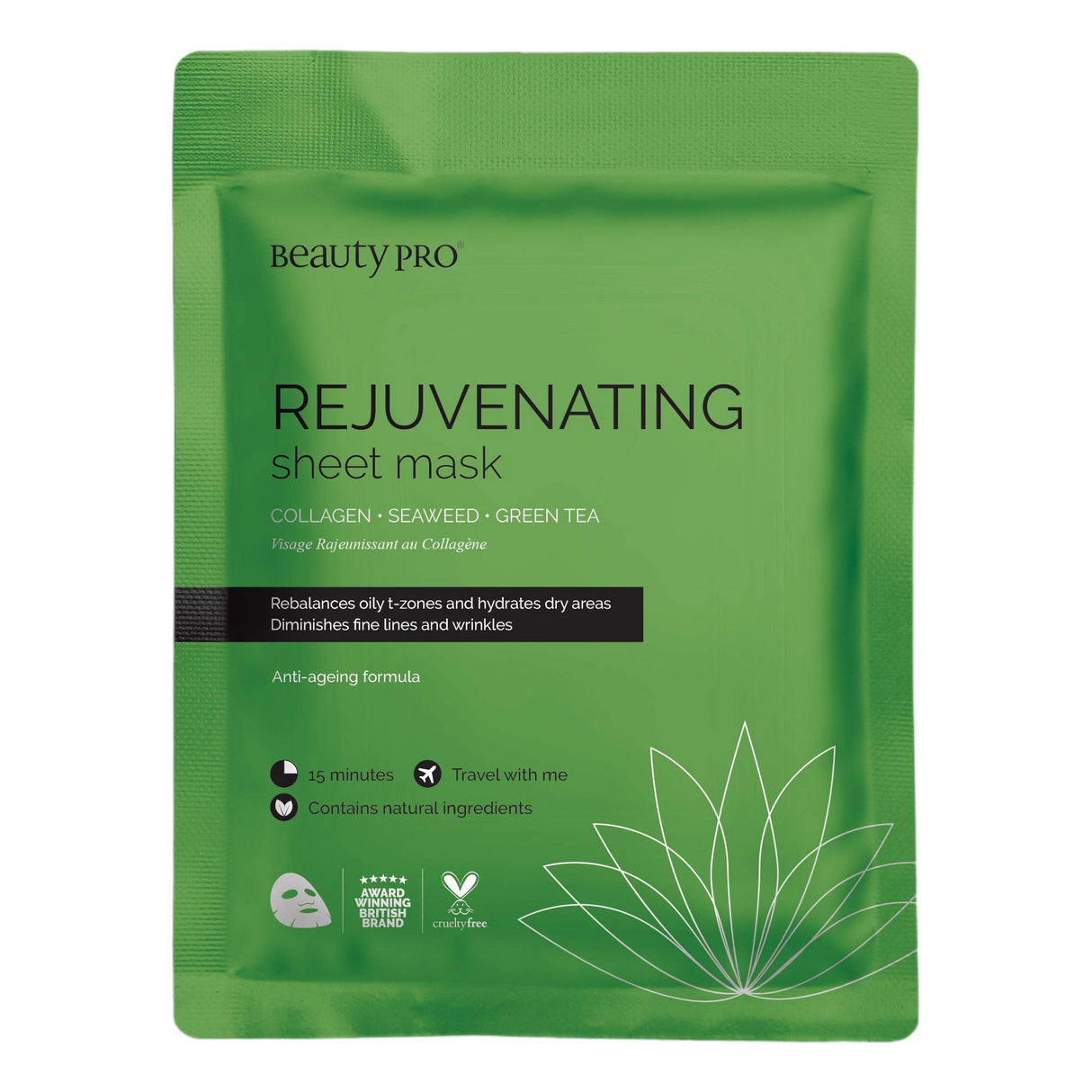 Beauty Pro Rejuvenating Sheet Mask ansiktsmaske