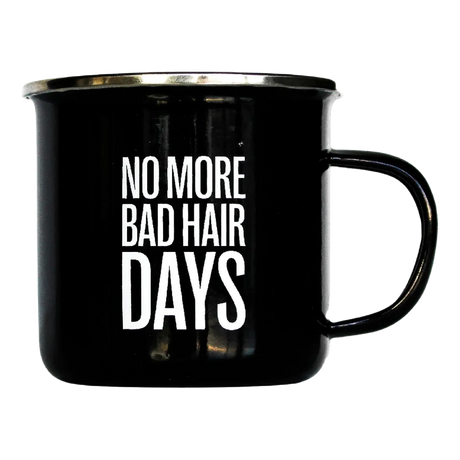 Better Be Bold Premium Emaljekopp - No More Bad Hairdays 