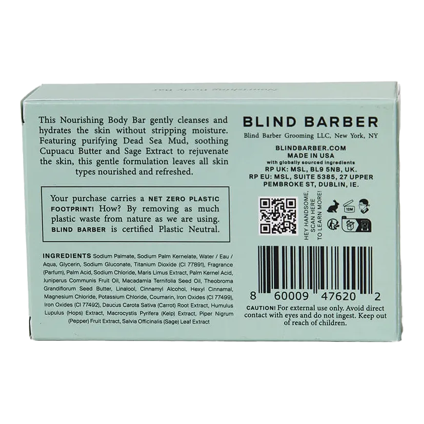 Blind Barber Nourishing Body Bar kroppssåpe 