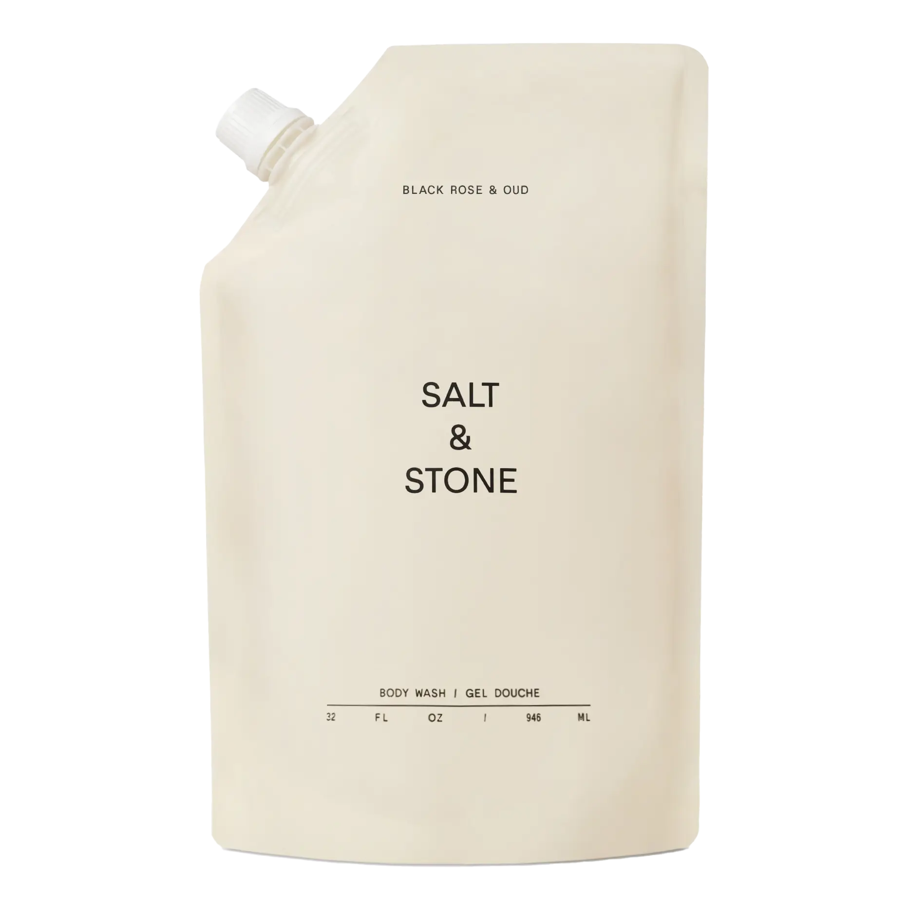 Salt & Stone Body Wash - Refill Black Rose & Oud 