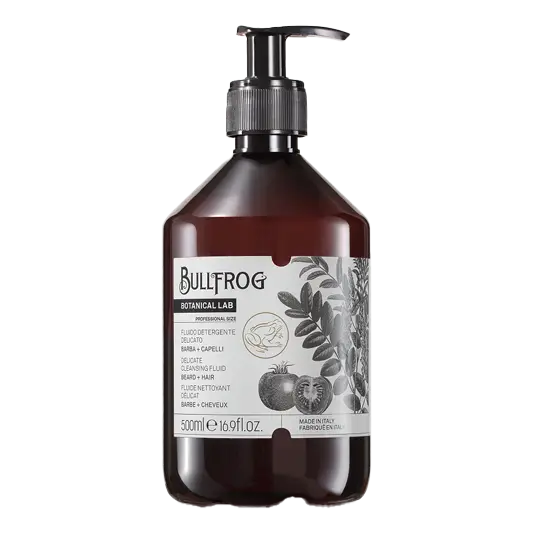 Bullfrog Delicate Cleansing Fluid skjeggsjampo 500ml 