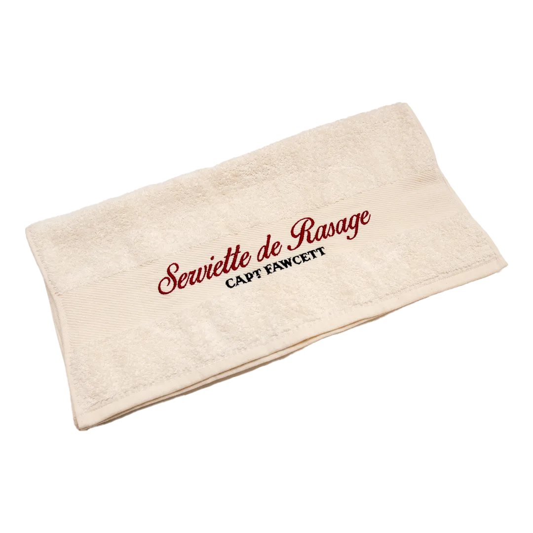 Captain Fawcett's Luxurious Shave Towel barberhåndkle - Stor 