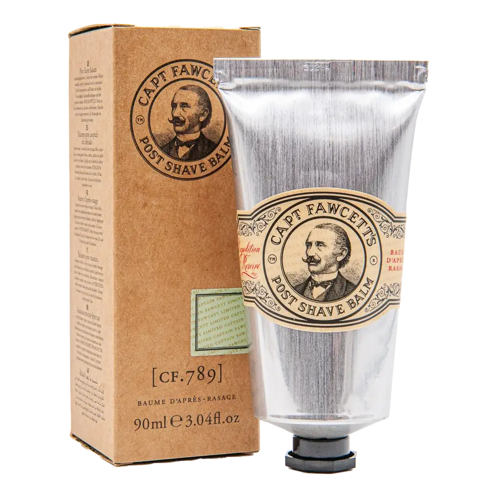 Captain Fawcett's Post Shave Balm etterbarberingskrem - reisestørrelse 