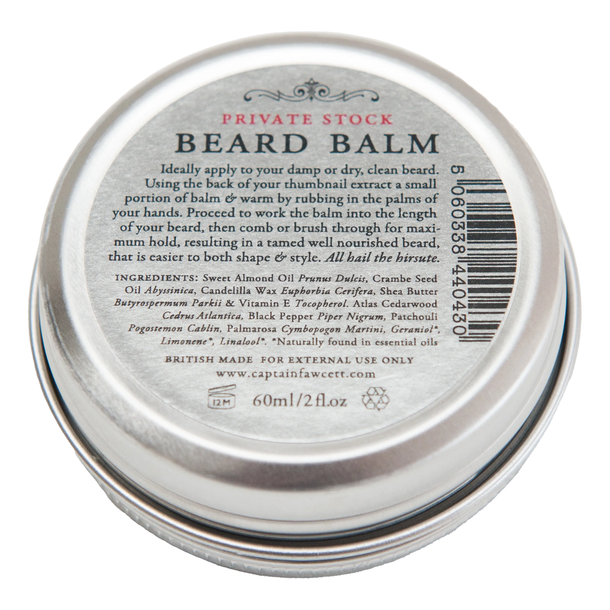 Captain Fawcett's Private Stock Beard Balm 