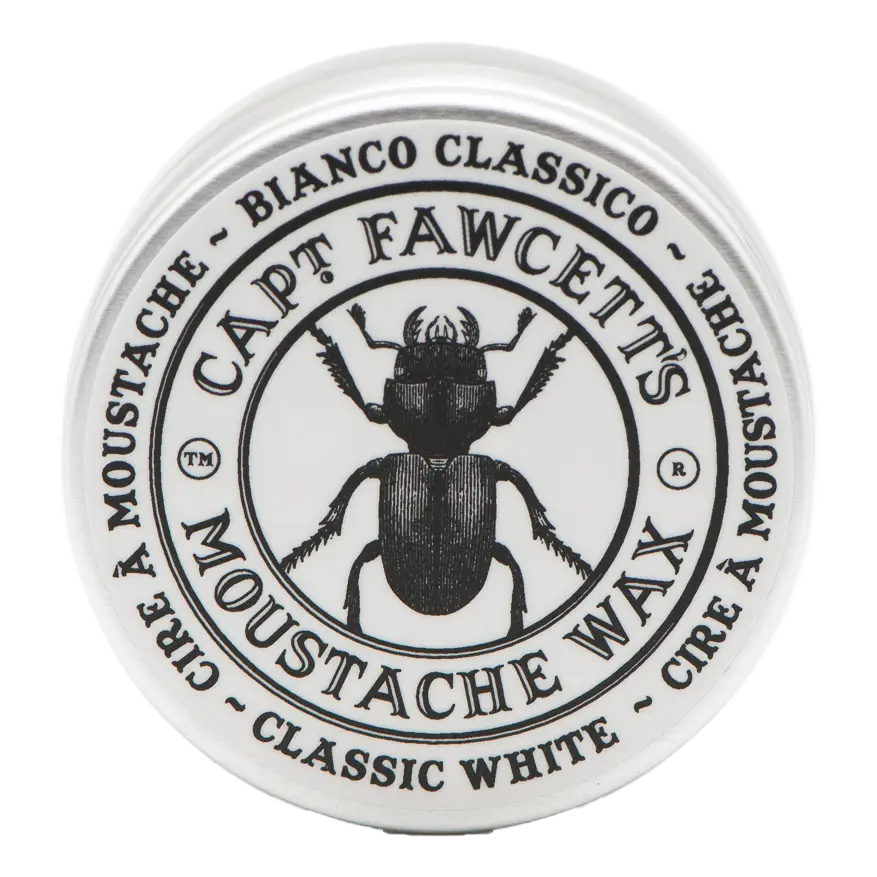 Captain Fawcett's bartevoks / mustasjevoks - Bianco Classico 