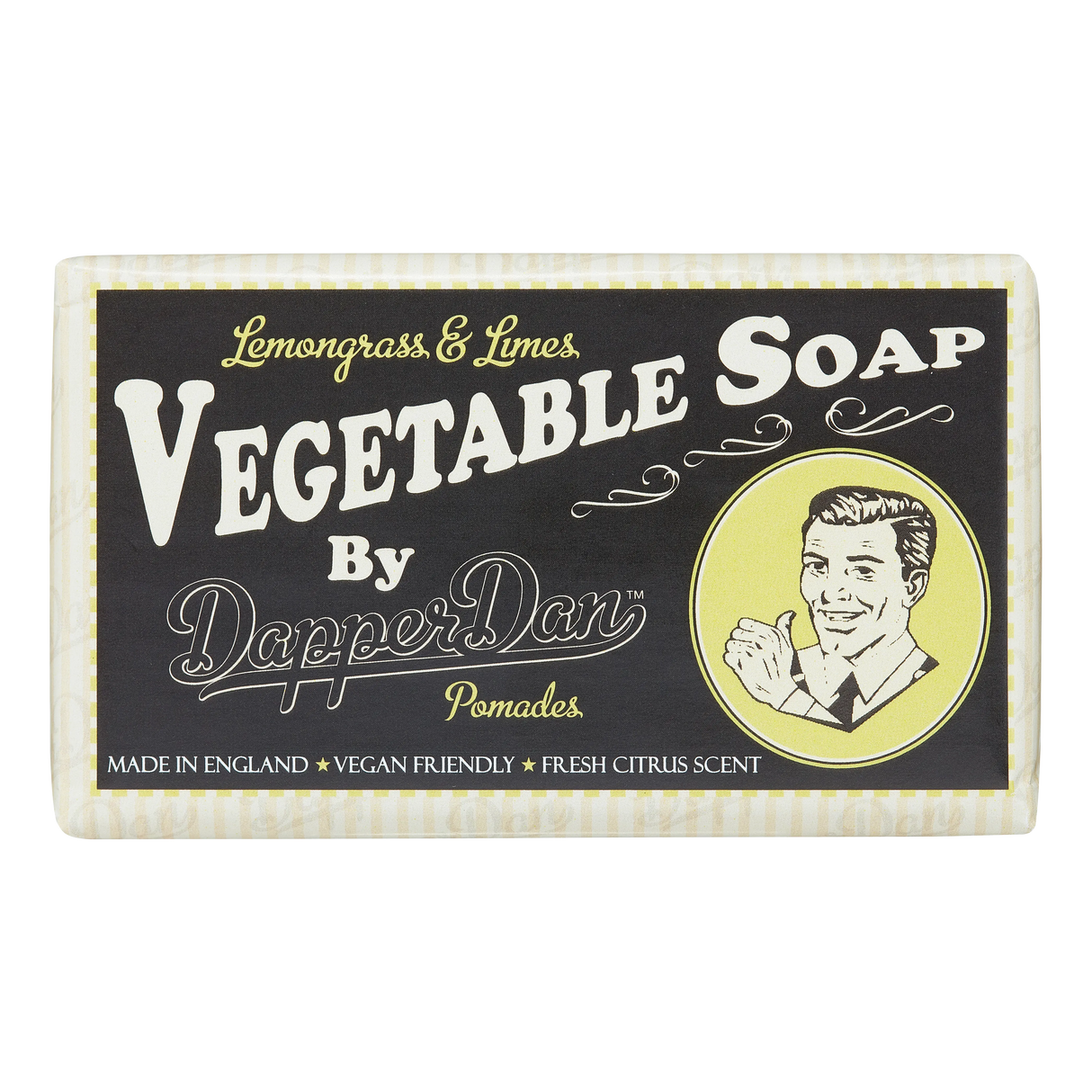 Dapper Dan vegetabilsk såpe - Lemongrass & Limes 