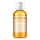 Dr. Bronner's 18-i-1 flytende såpe 60 ml Sitrus og appelsin