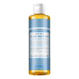 Dr. Bronner's 18-i-1 flytende såpe 240 ml Parfymefri