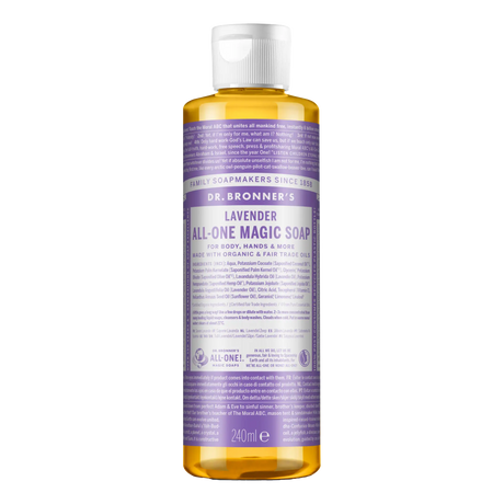 Dr. Bronner's 18-i-1 flytende såpe 240 ml Lavendel