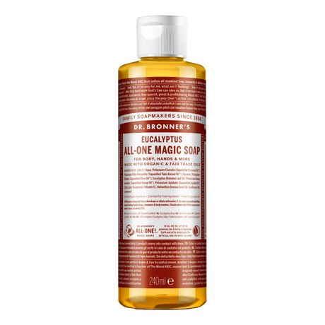 Dr. Bronner's 18-i-1 flytende såpe 240 ml Eukalyptus