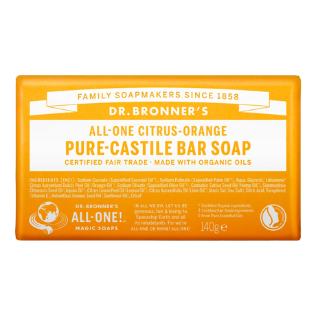 Dr. Bronner's Castile såpe Sitrus og appelsin 