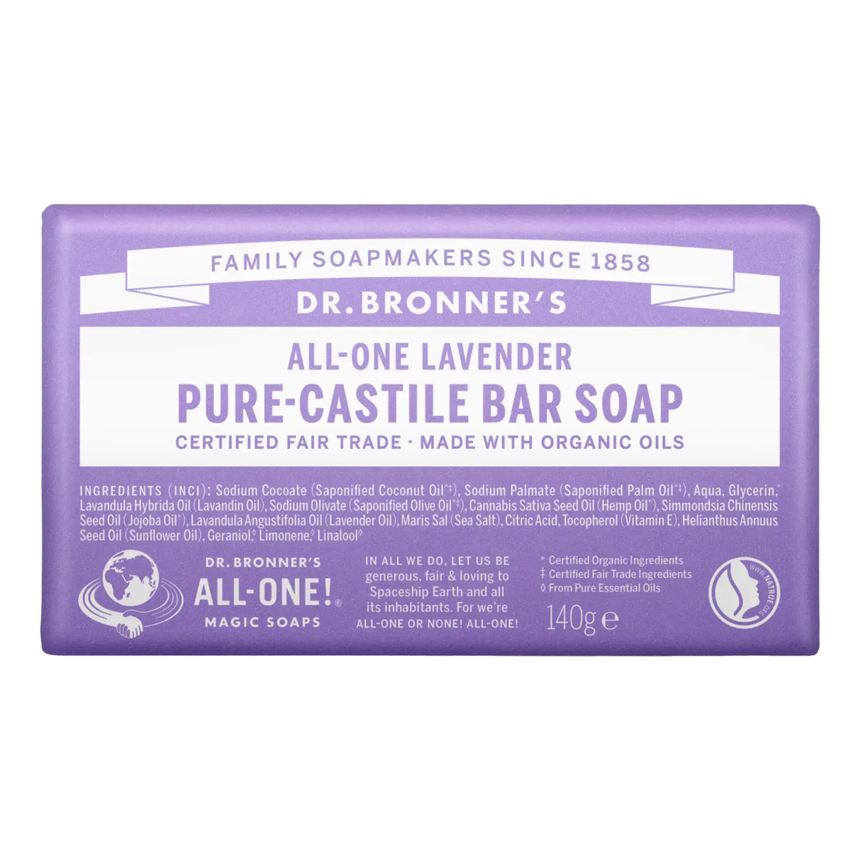 Dr. Bronner's Castile såpe Lavendel 