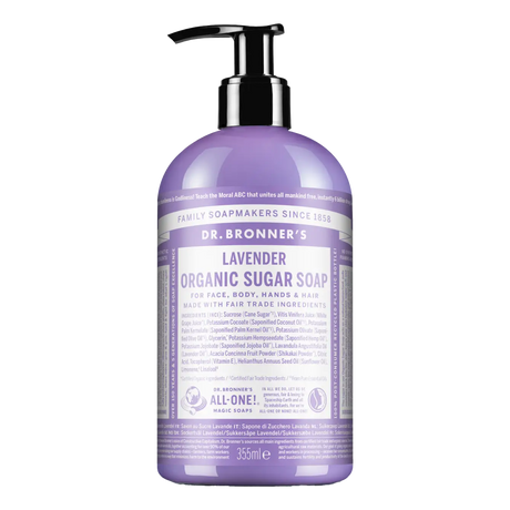 Dr. Bronner's økologisk sukkersåpe Lavendel 