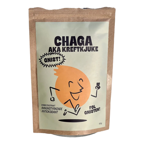 GNIST! Chaga dobbeltekstrakt pulver 100g 