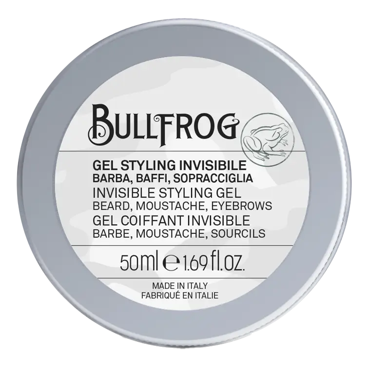 Bullfrog Invisible Styling Gel skjegg- og bartevoks 