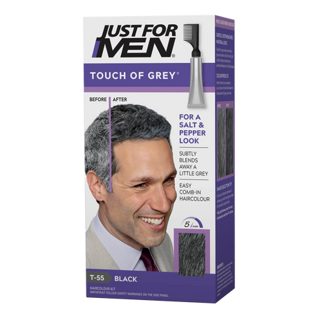 Just For Men hårfarge - Touch of Grey Sort 