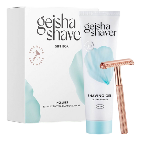 Natural Geisha Shave Kit barbersett