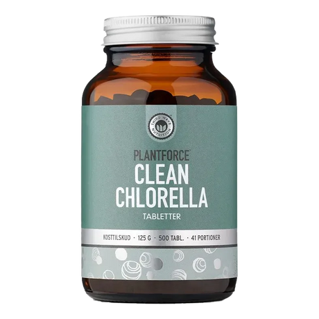 Plantforce Chlorella 250 mg - 500 tabletter 