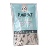 Plantforce Synergy Proteinpulver 20 g prøvepose Naturell 