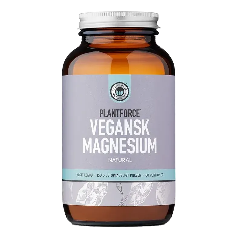 Plantforce Vegansk Magnesium Naturell 150g Pulver 