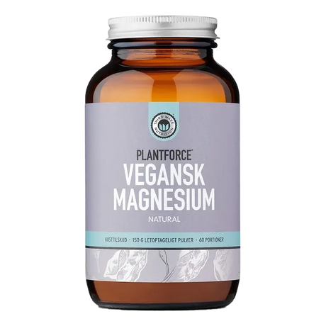 Plantforce Vegansk Magnesium Naturell 150g Pulver 