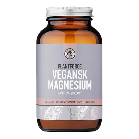 Plantforce Vegansk Magnesium Pasjonsfrukt 150g Pulver 