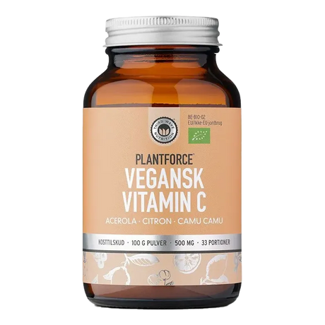 Plantforce Vegansk Vitamin C Økologisk pulver 