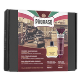 Proraso Duo Pack barberkrem og aftershave Sandeltre