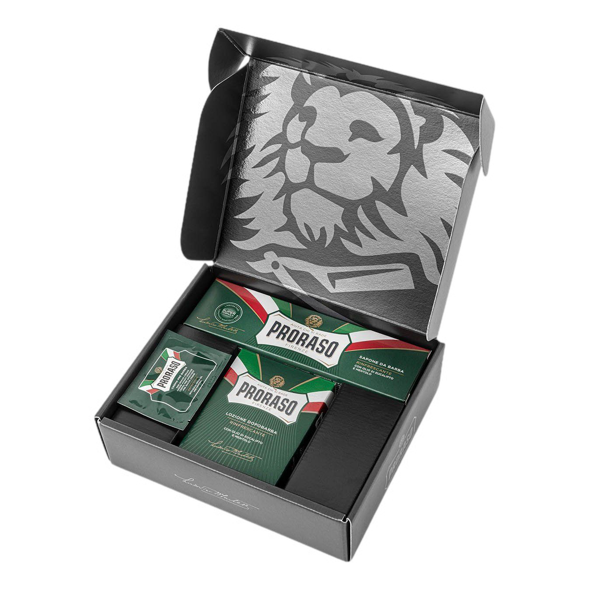 Proraso Duo Pack barberkrem og aftershave Eukalyptus og mentol