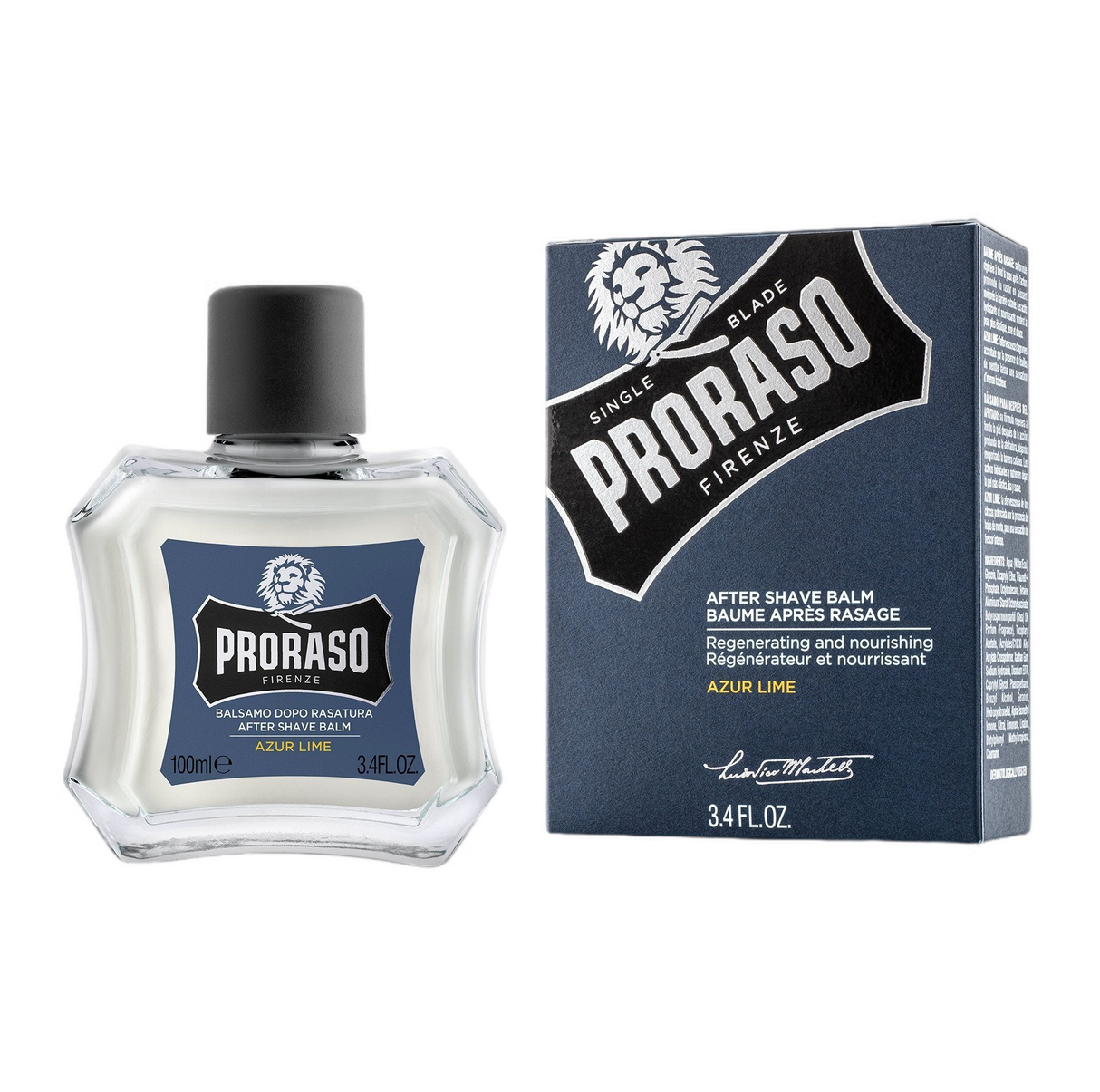 Proraso Single Blade Aftershave balm - Lime og mynte