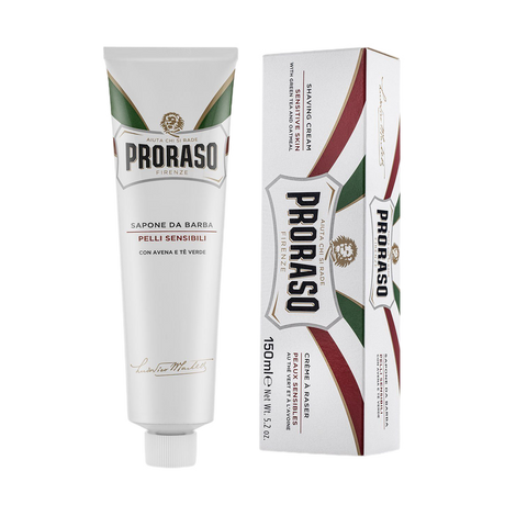 Proraso barberkrem i tube - Grønn te og havre