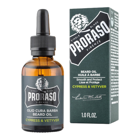 Proraso skjeggolje - Sypress og vetiver