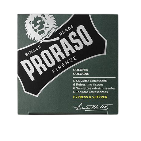 Proraso skjeggwipes Sypress og vetiver