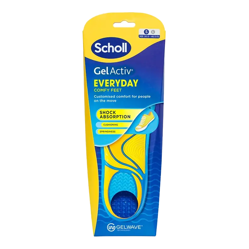 Scholl GelActiv Everyday innleggssåler S (35.5-40.5) 