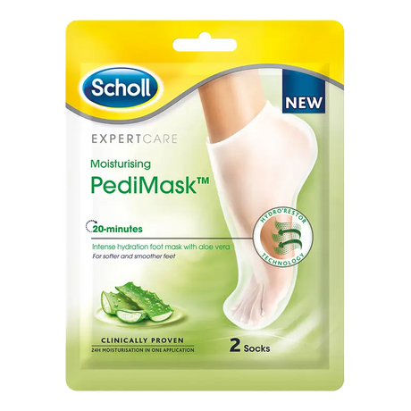 Scholl PediMask Aloe Vera fotmaske sokker 