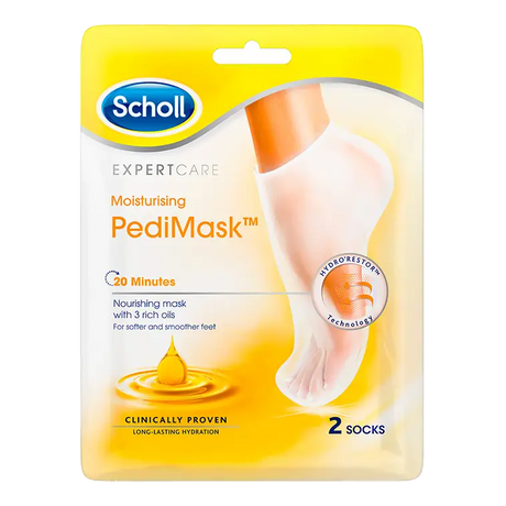 Scholl Pedimask Triple Oil fotmaske sokker 1 par 