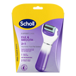 Scholl Purple Pedicure 2in1 elektronisk fotfil 