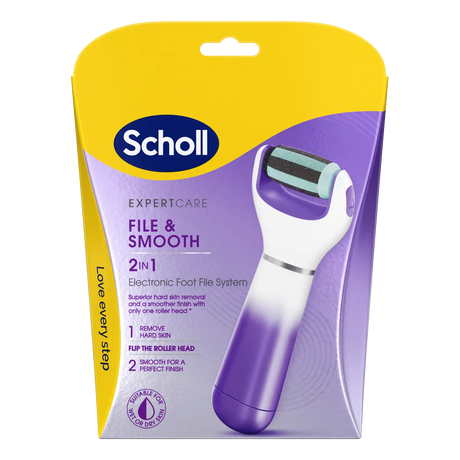 Scholl Purple Pedicure 2in1 elektronisk fotfil 