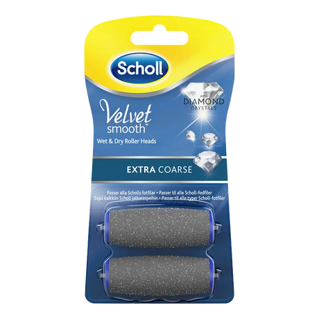 Scholl Velvet Smooth rullehode refill extra grov 2 stk 