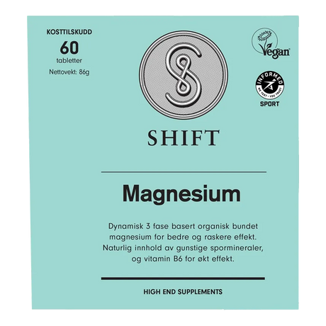 Shift Magnesium 60 Tabletter 