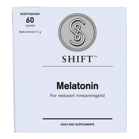 SHIFT Melatonin 60 kapsler 