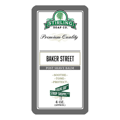 Stirling Soap Co. Post-Shave balm etterbarberingskrem Baker street 