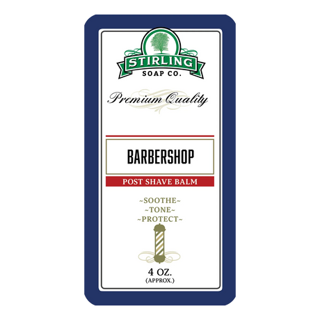 Stirling Soap Co. Post-Shave balm etterbarberingskrem Barbershop 