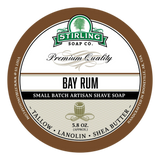 Stirling Soap Co. barbersåpe i skål Bay Rum