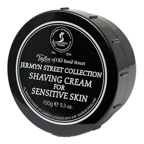 Taylor of Old Bond Street barberkrem i skål - Jermyn St. Sensitive Skin 